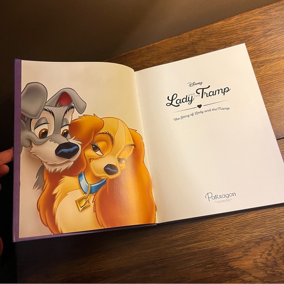 Disney Lady & The Tramp Hardcover Large Book - Picture 5 of 15